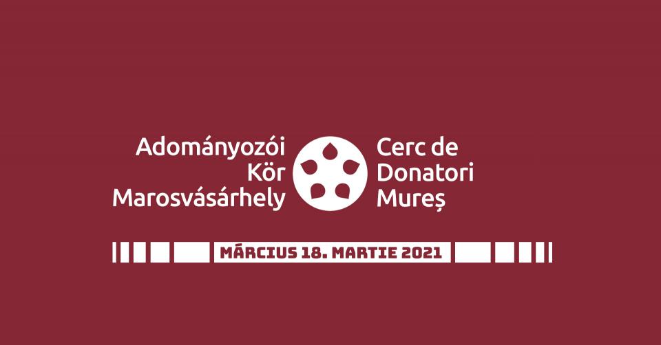 Cercul de donatori Mureș din primăvara 2021